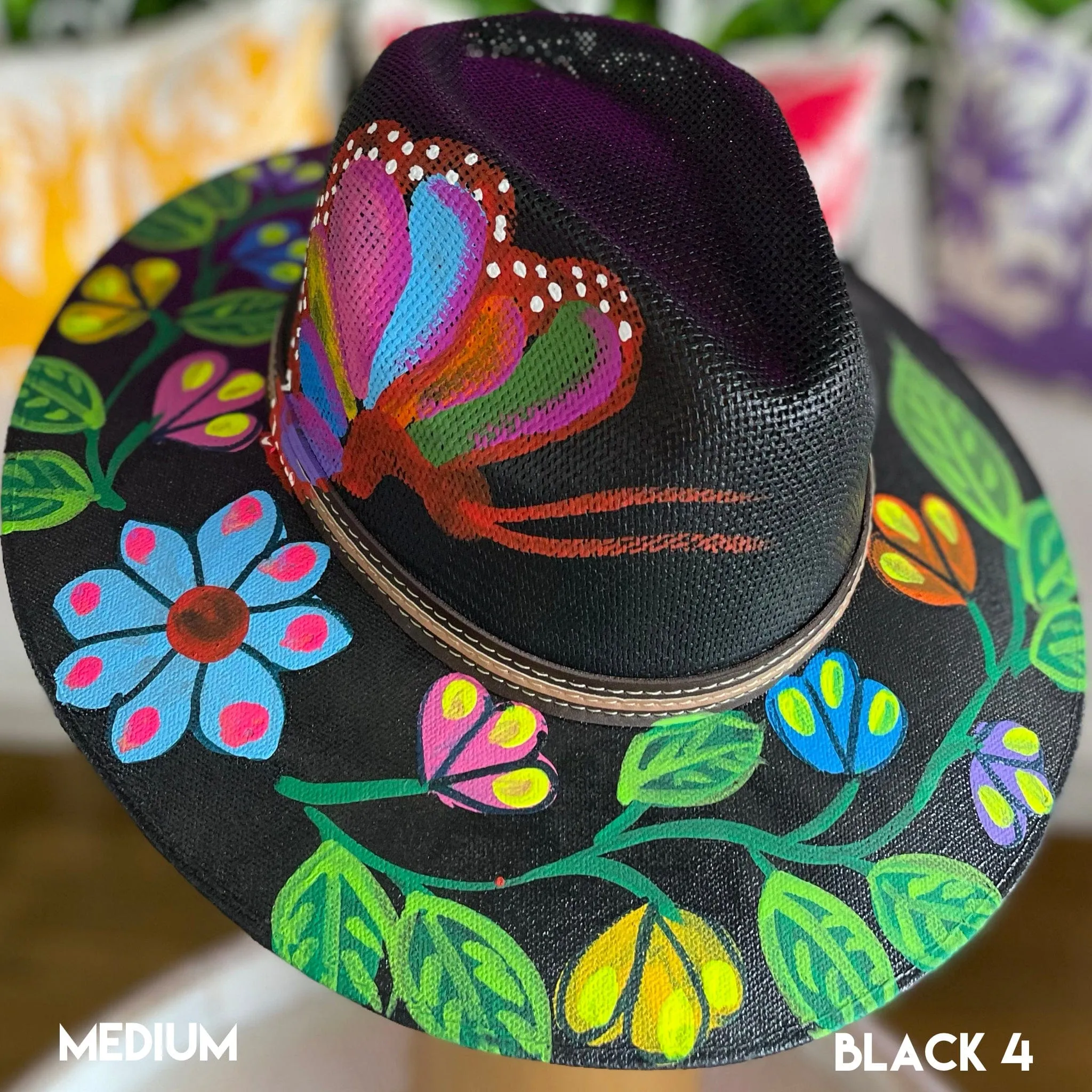 Mexican Hand Painted Sun Hat