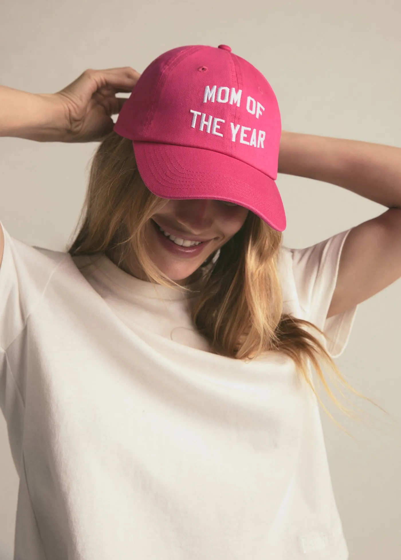 MOM OF THE YEAR BASEBALL HAT