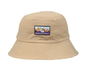 Moomintroll's Adventure Nylon Bucket Hat - Beige