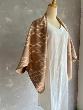 Naturally Dyed Ikat Kimono Coat