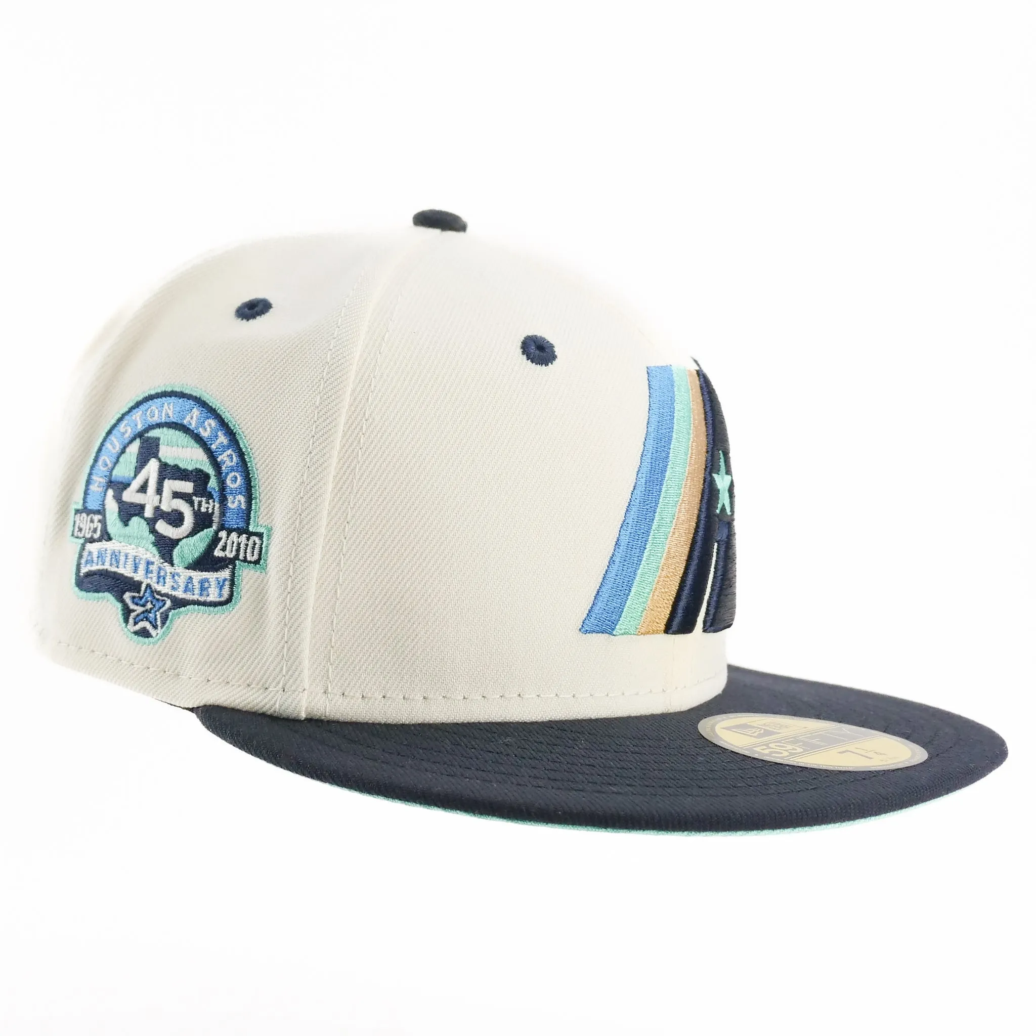 New Era Custom Exclusive Fitted Houston Astros 45 Years Concept (Aquamarine)