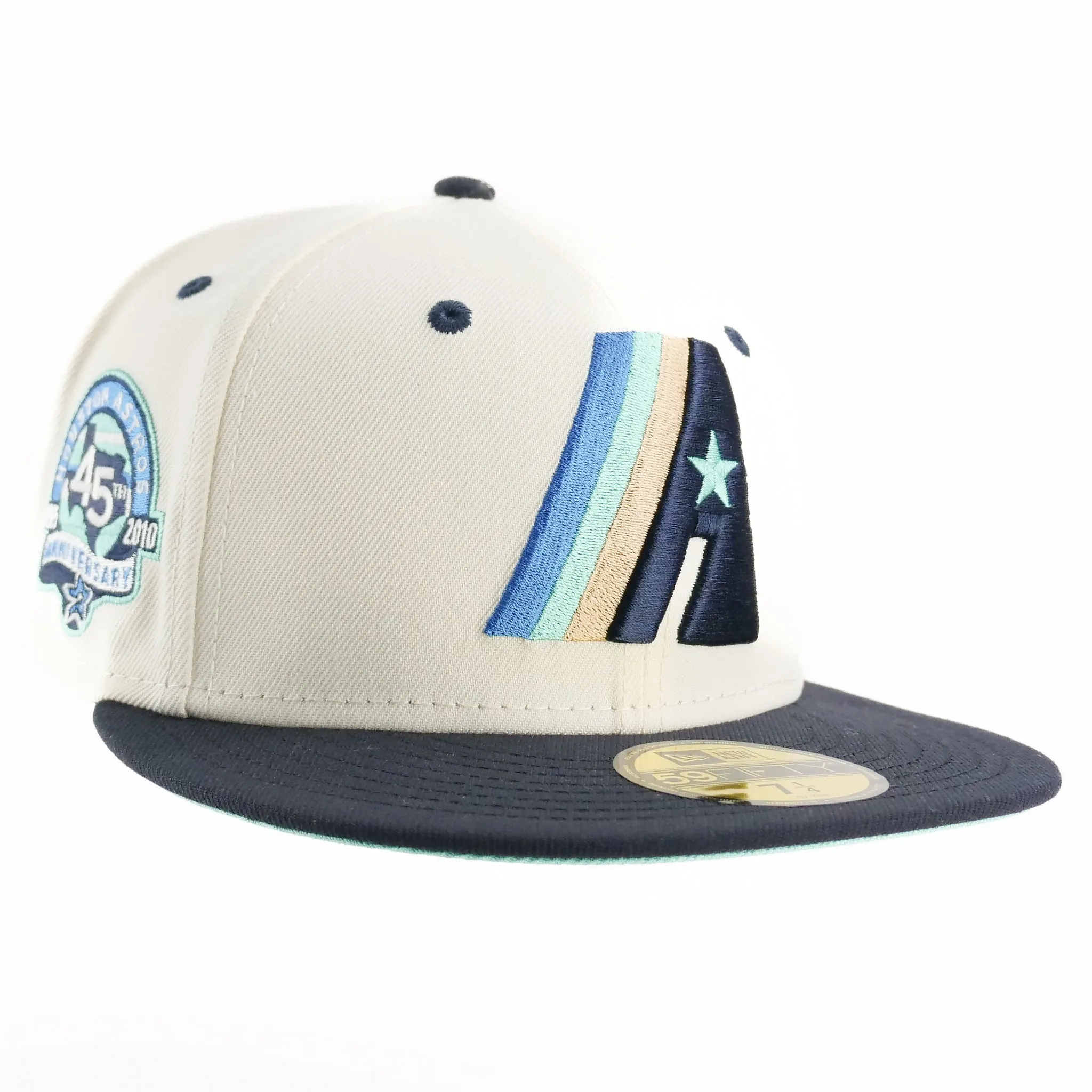 New Era Custom Exclusive Fitted Houston Astros 45 Years Concept (Aquamarine)