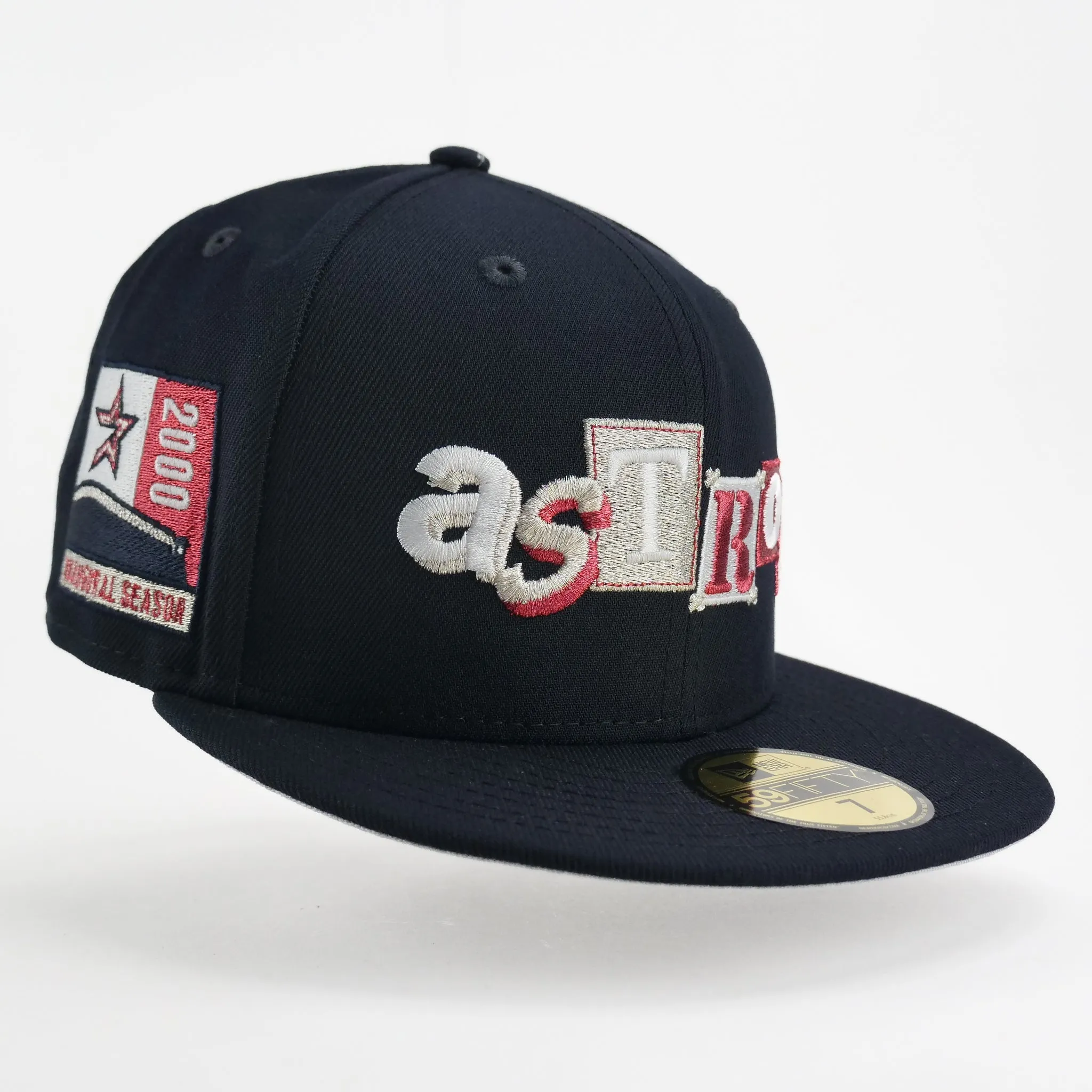 New Era Custom Exclusive Fitted Houston Astros Block Letters 4th of July