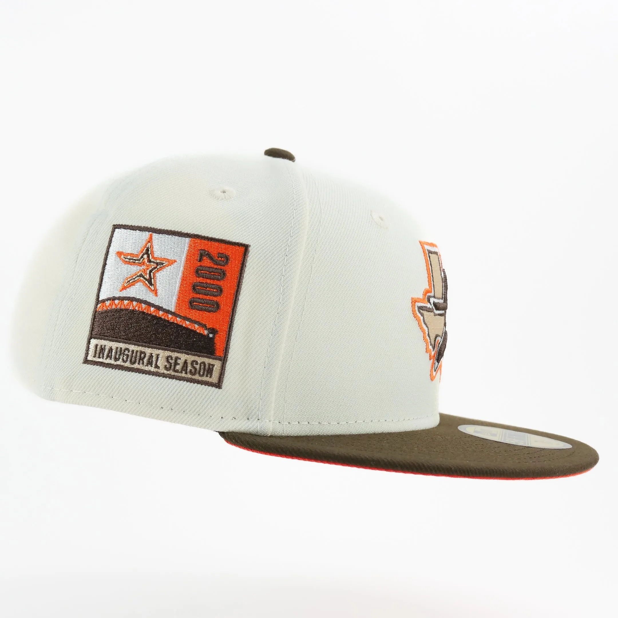 New Era Custom Exclusive Fitted Houston Astros Reese's Pieces Colorway (2000 Inaugural Patch)