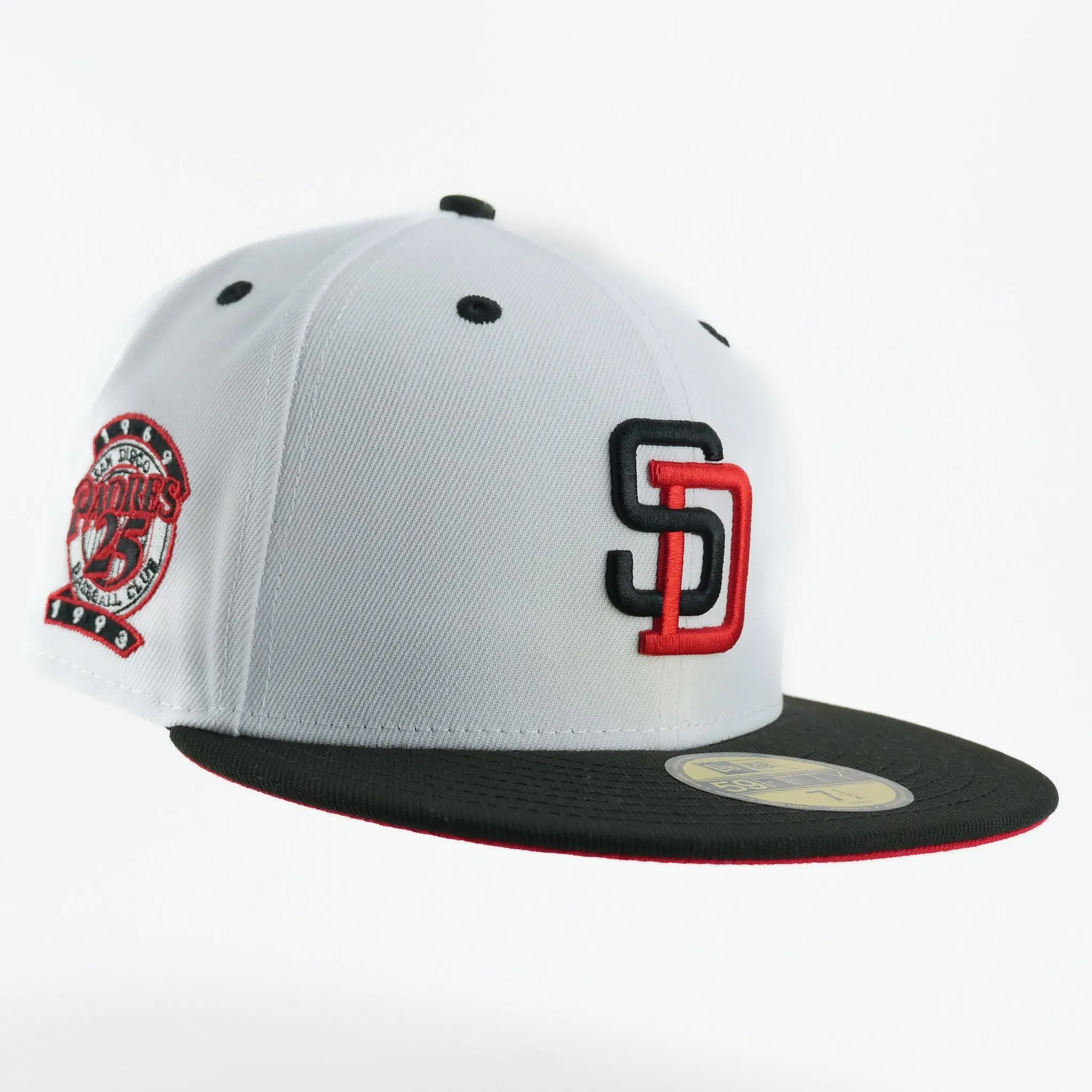 New Era Custom Exclusive Fitted San Diego Padres 25th Anniversary Patch