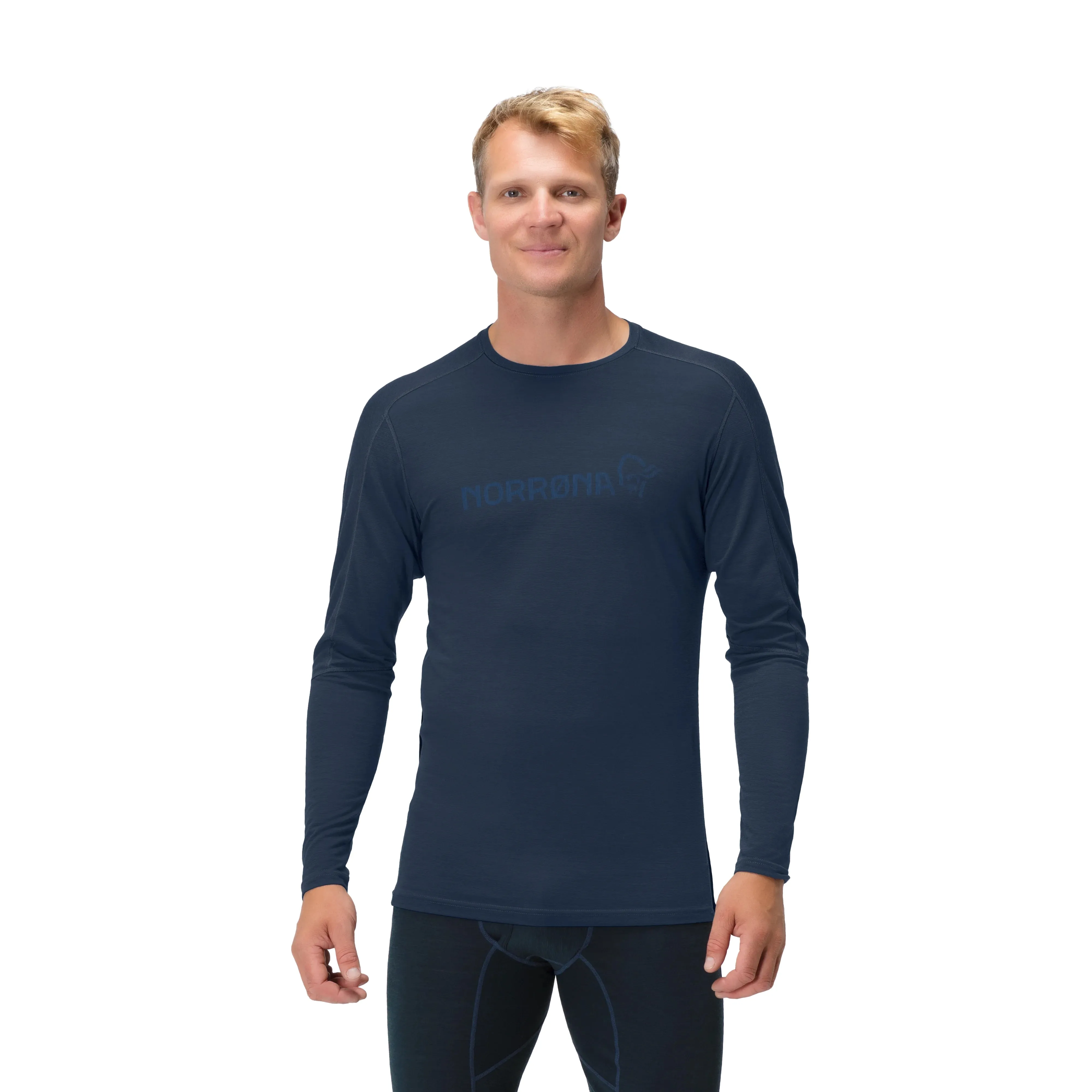 NORRONA Equaliser Merino Round Neck - Indigo Night