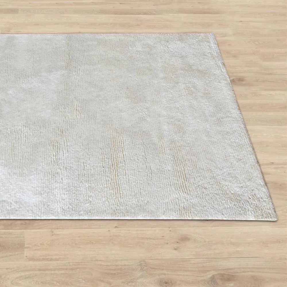 Olski Shaggy Off White Wool Rug