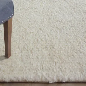 Olski Shaggy Off White Wool Rug