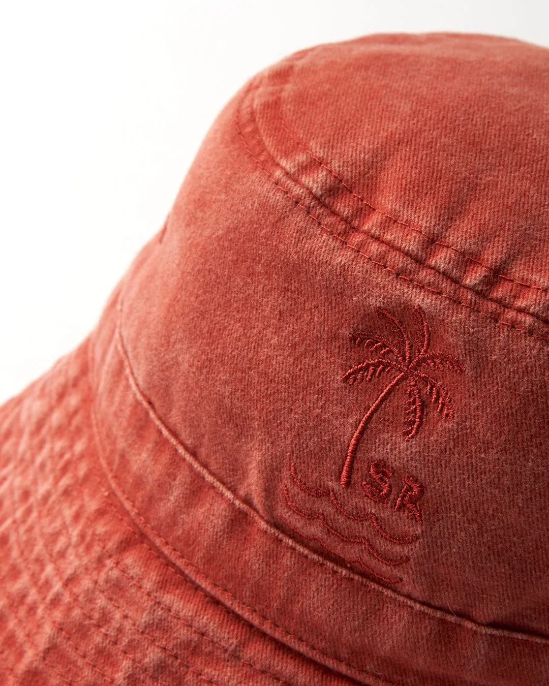 Palm Bucket Hat - Burnt Orange