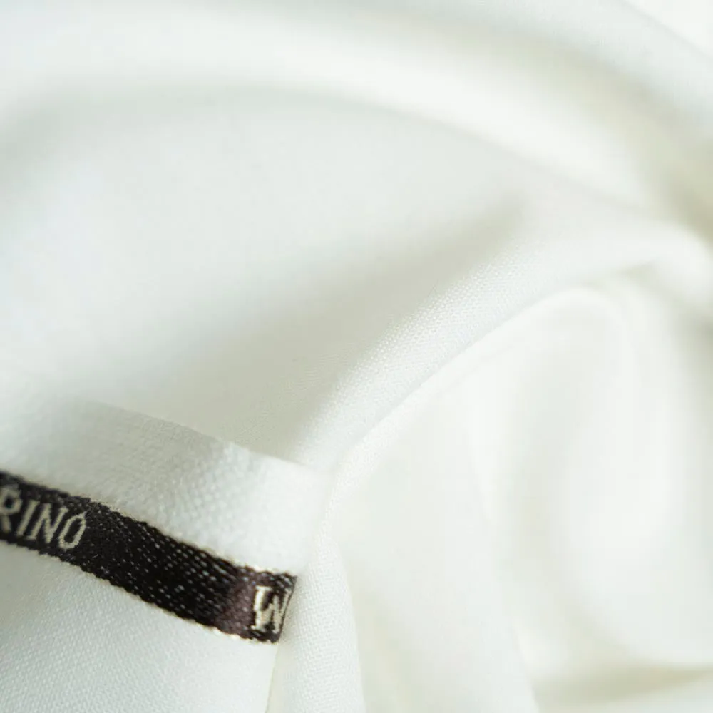 Plain White, Tropical Classic Suiting Fabric