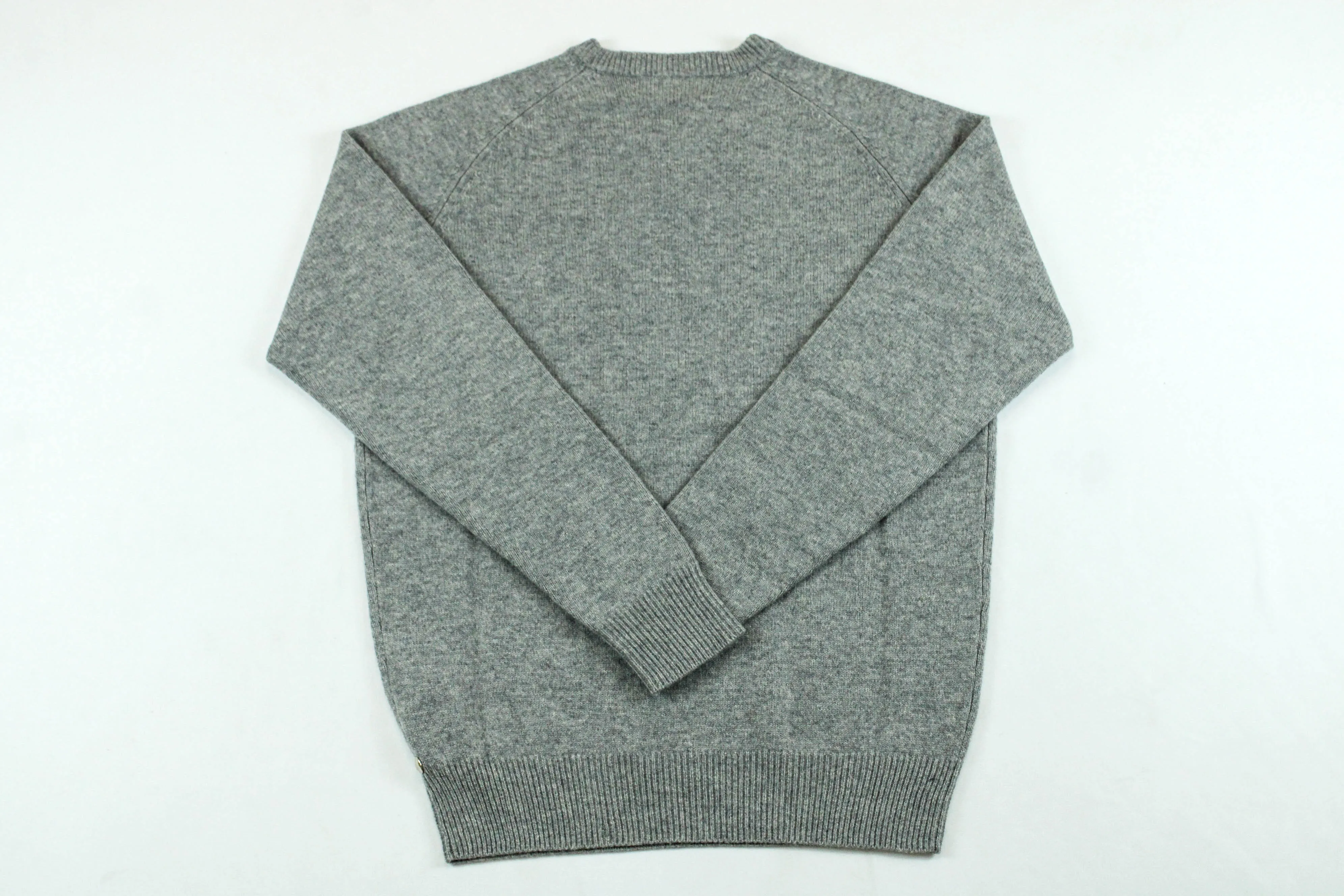 Pringle Grey Melange Lambswool Knitwear