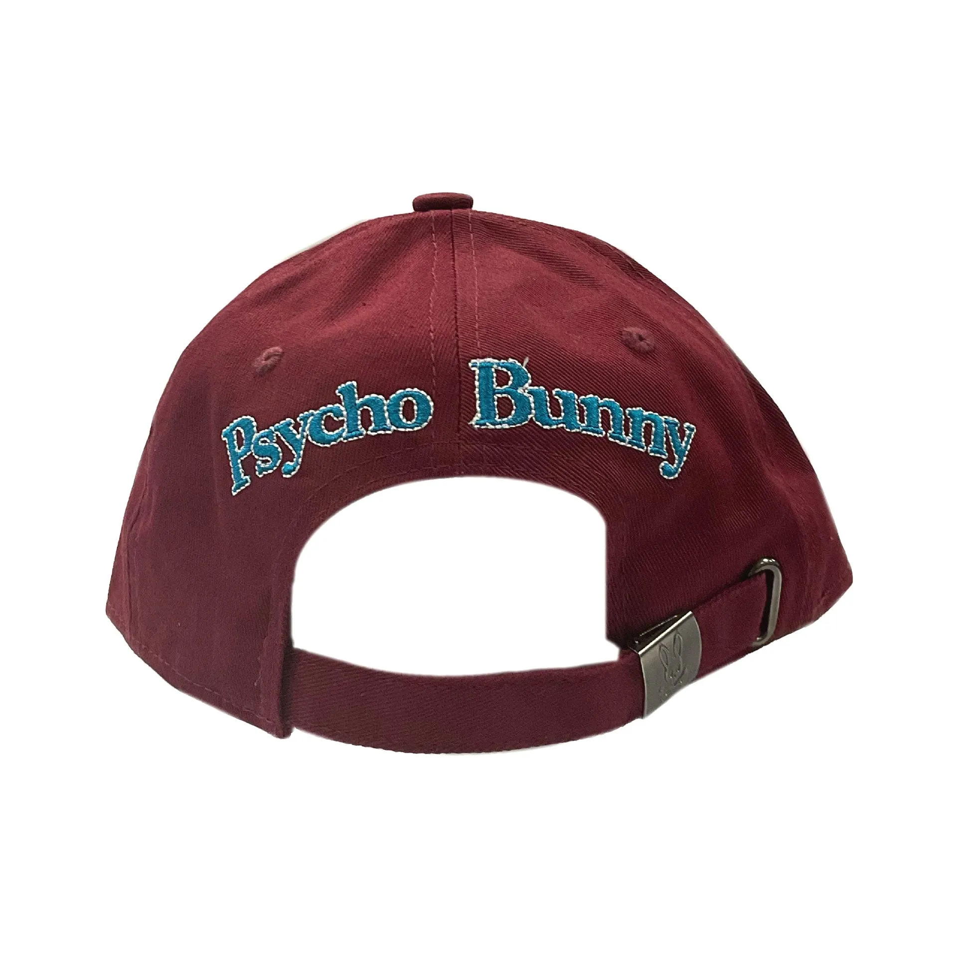 Psycho Bunny Men's Sunbleached Cap - Wine