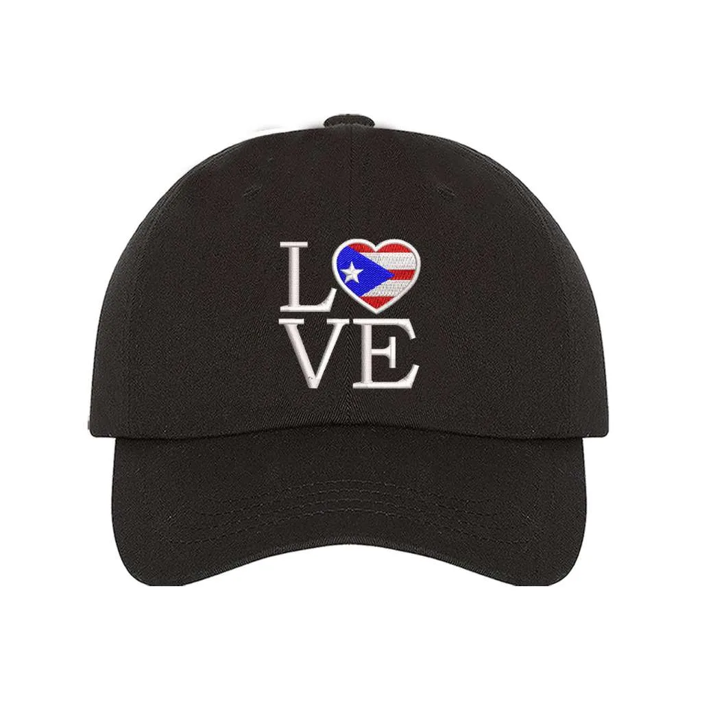 Puerto Rico Love Baseball Hat