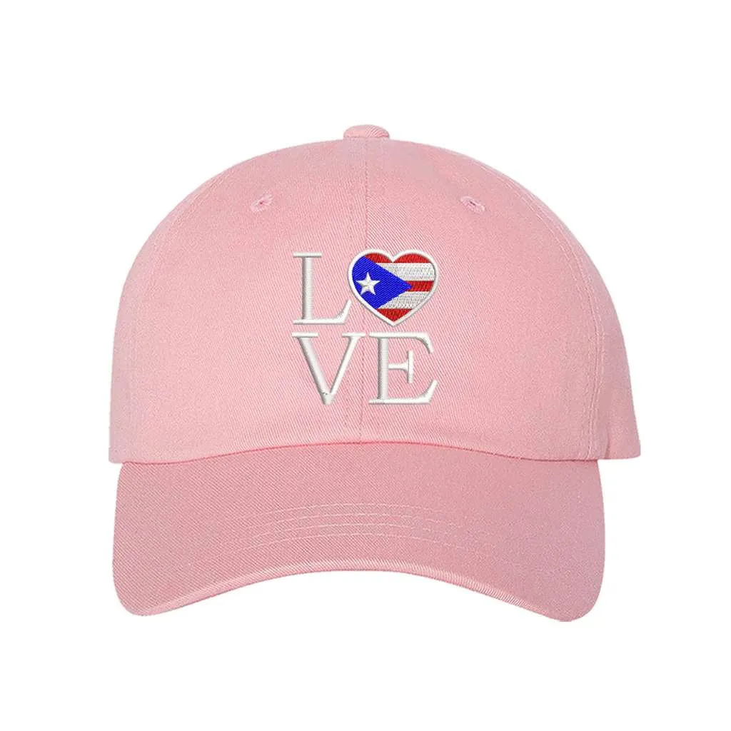 Puerto Rico Love Baseball Hat