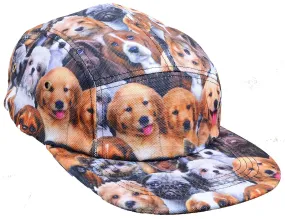 Puppy Love Dog Print Fashion Baseball Hat Unisex