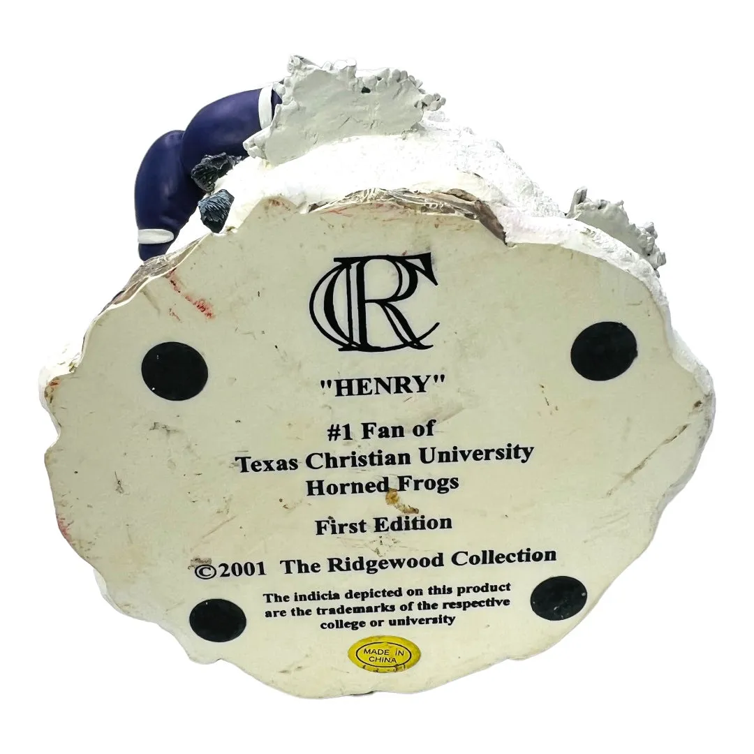 "henry" # 1 Fan of Tcu Horned Frogs 1st Edition 2001 by The Ridgewood Collection