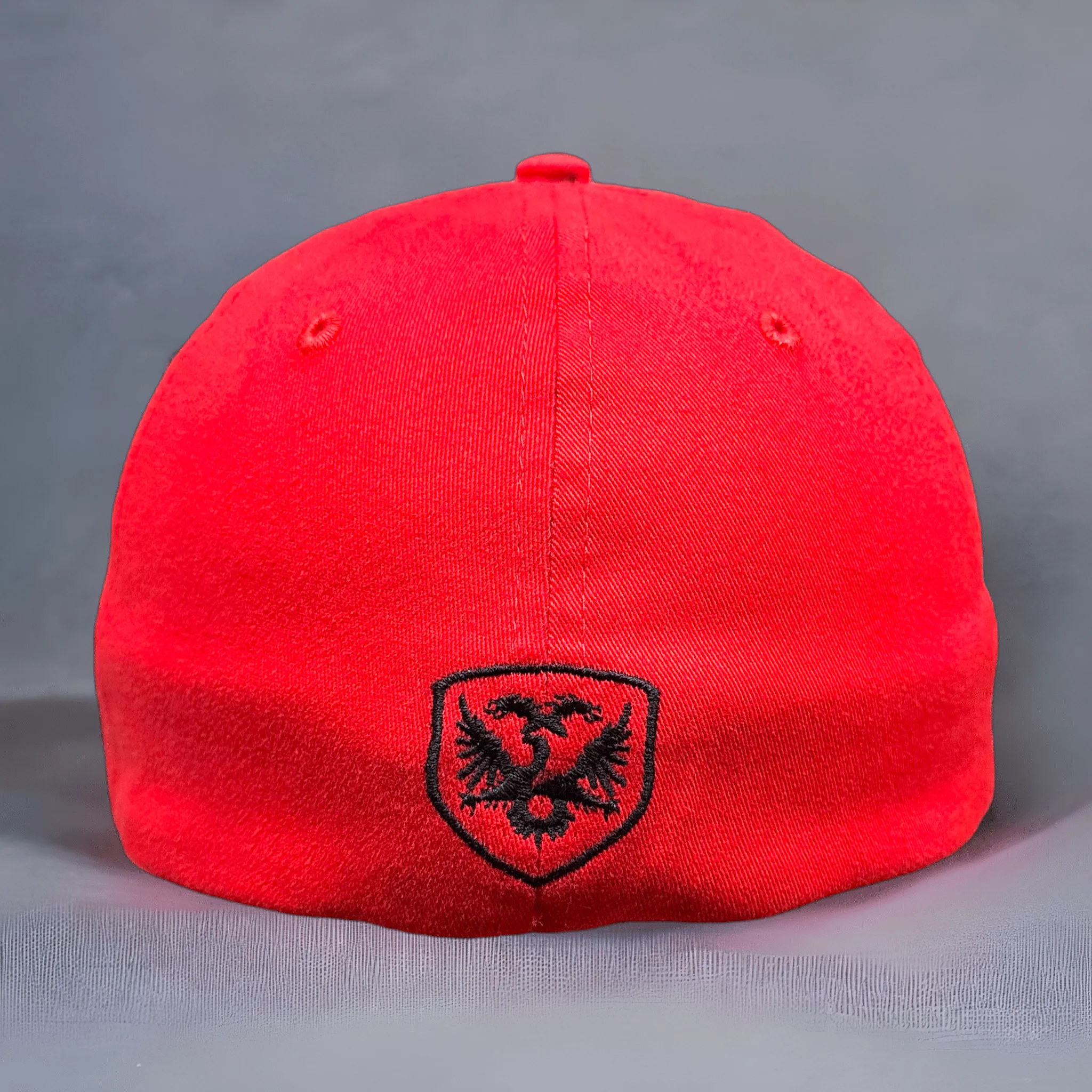 Red Crest Fitted Dilligaf Hat