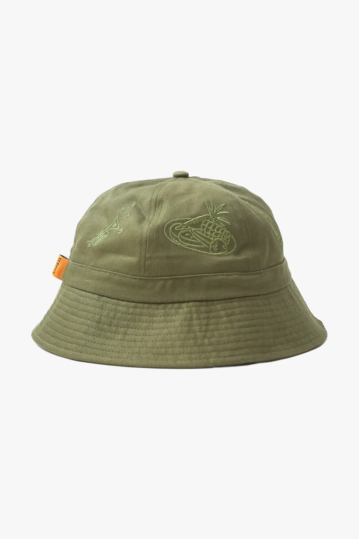 Service Works Olive Green Mardi Bucket Hat