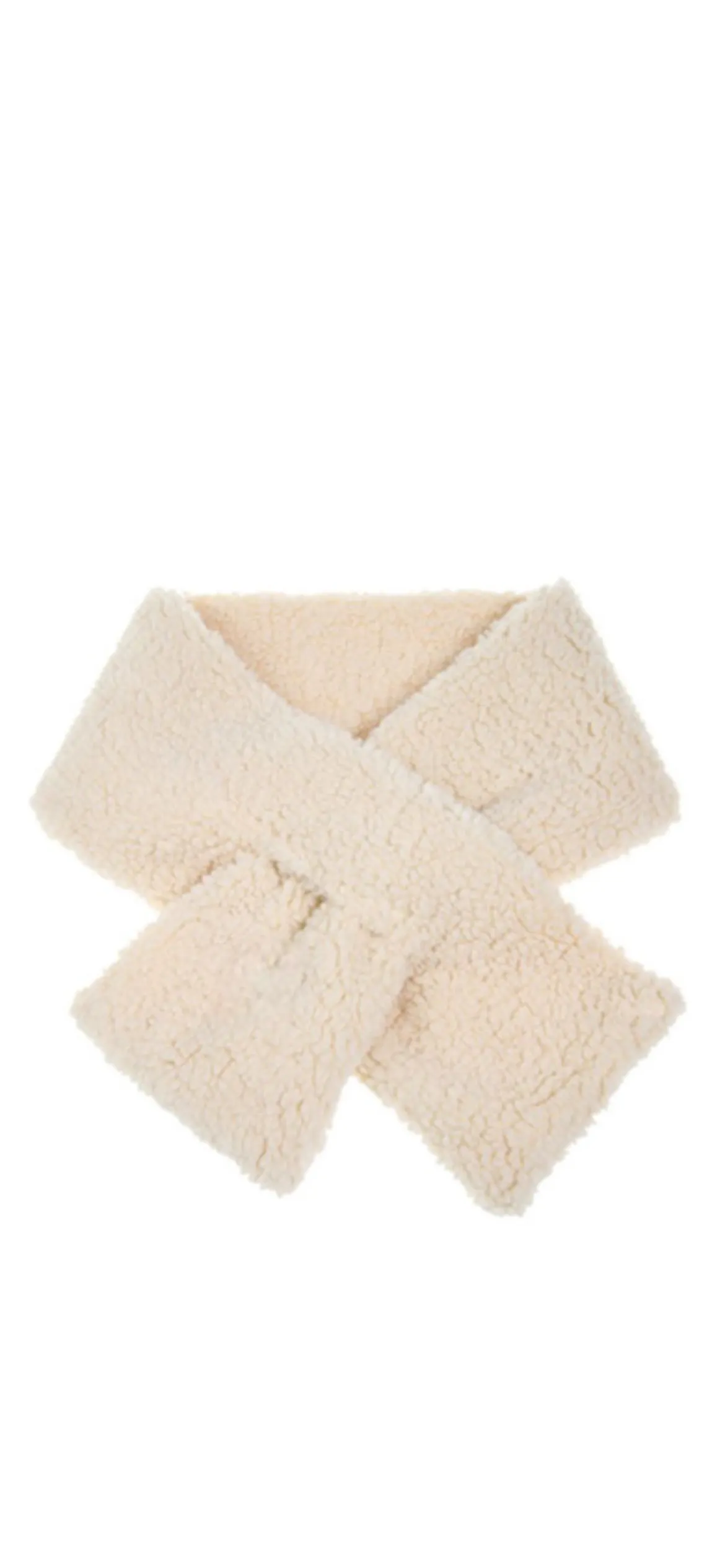 Sherpa scarf in faux sherpa fur *available in 6 colors