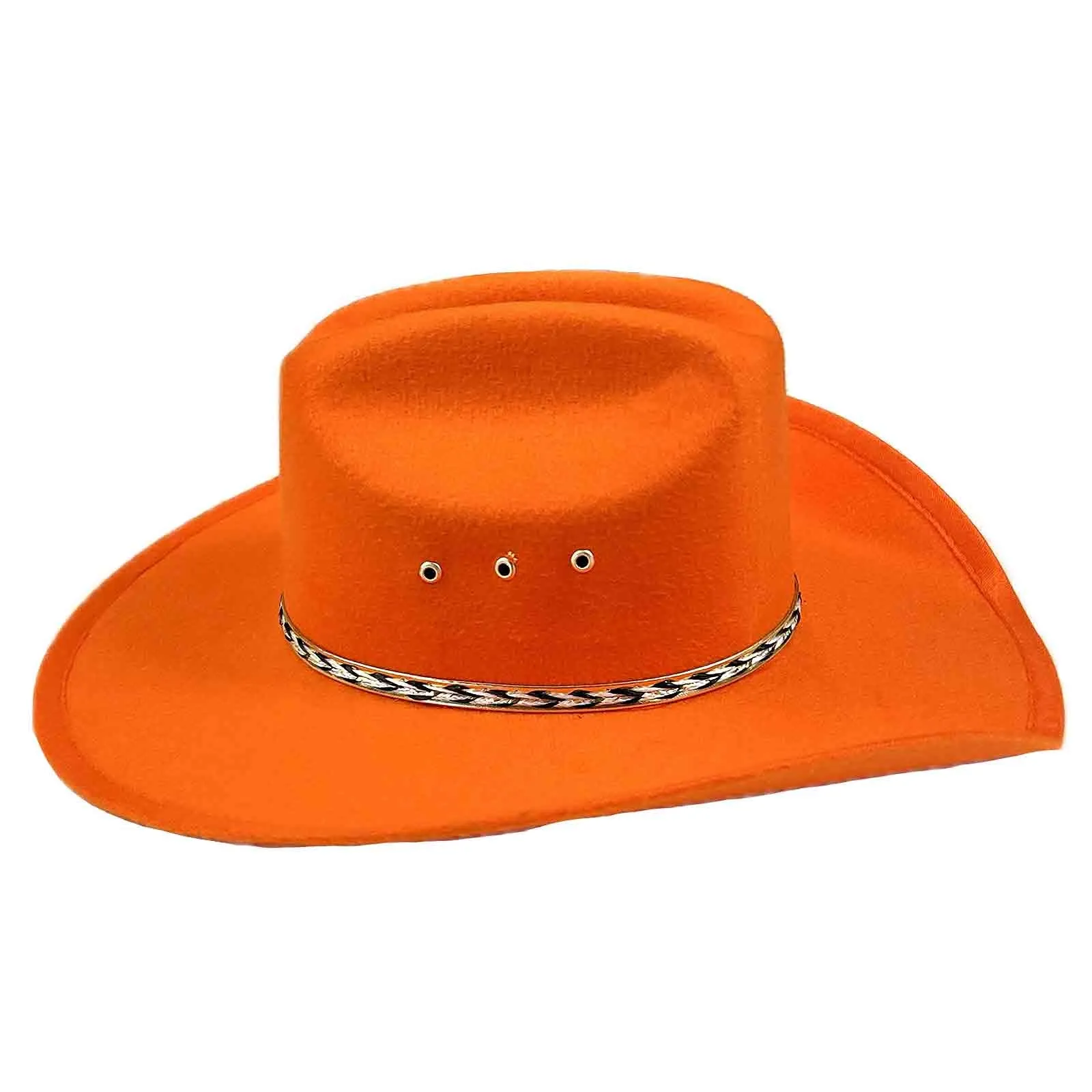 Sierra Ultra-Felt Blaze Orange Western Cowboy Hat