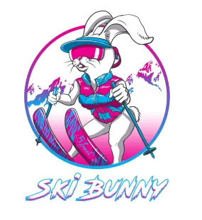 Ski Bunny - Sticker