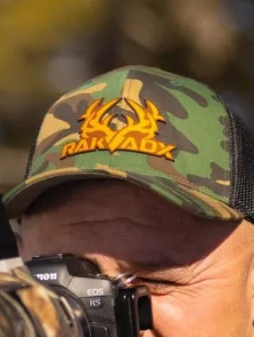 Solo RakBuck Camo Flex Hat - Leather Patch