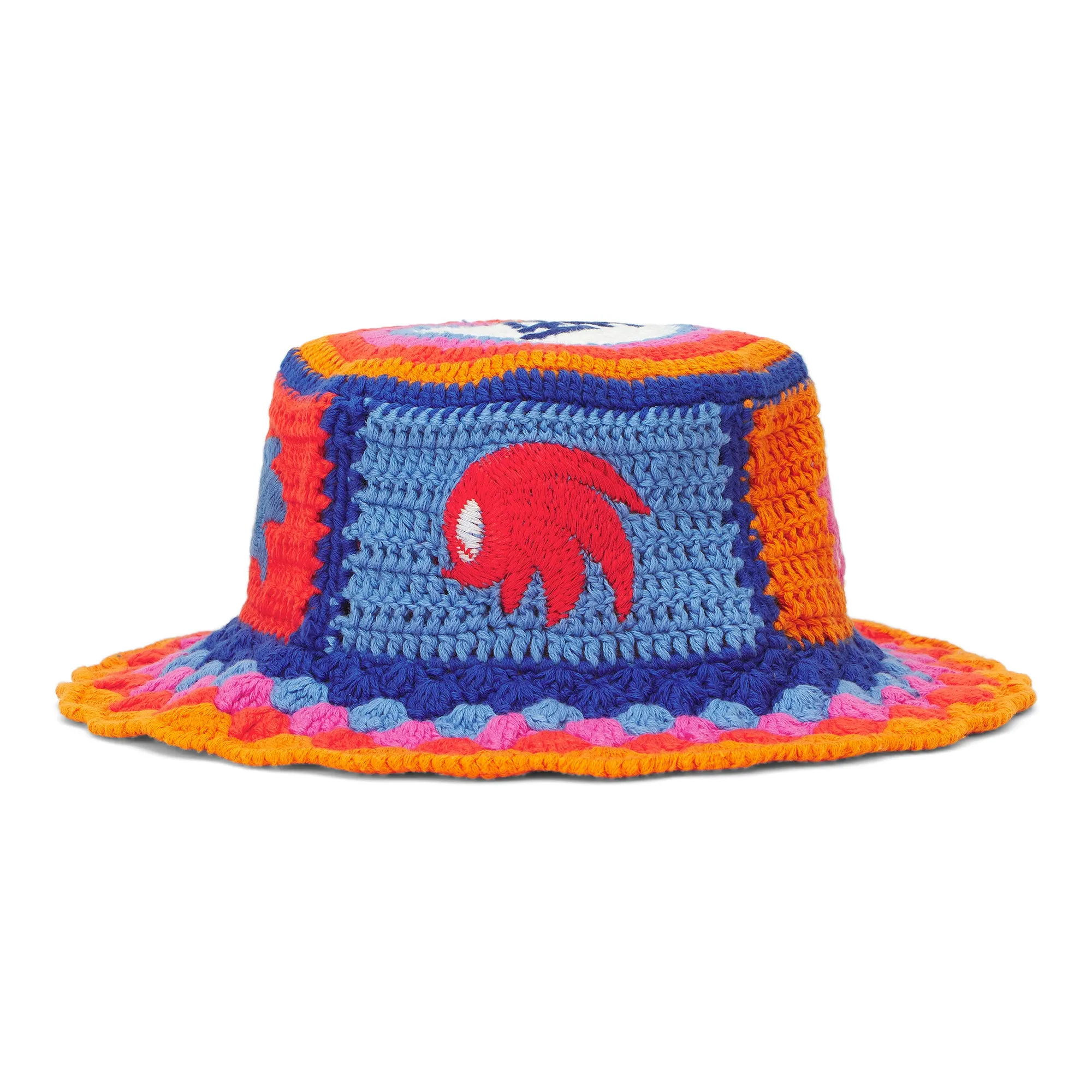 SONIC TEAM CROCHET BUCKET HAT (MULTI)