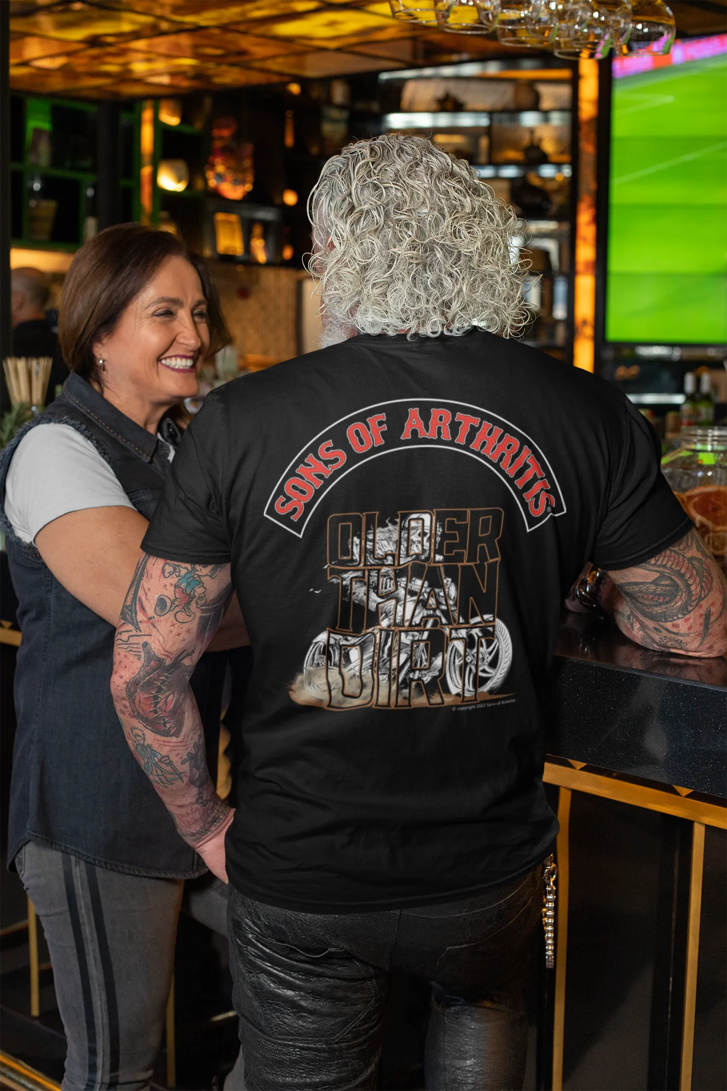 Sons of Arthritis Older Than Dirt Pocket T-shirt