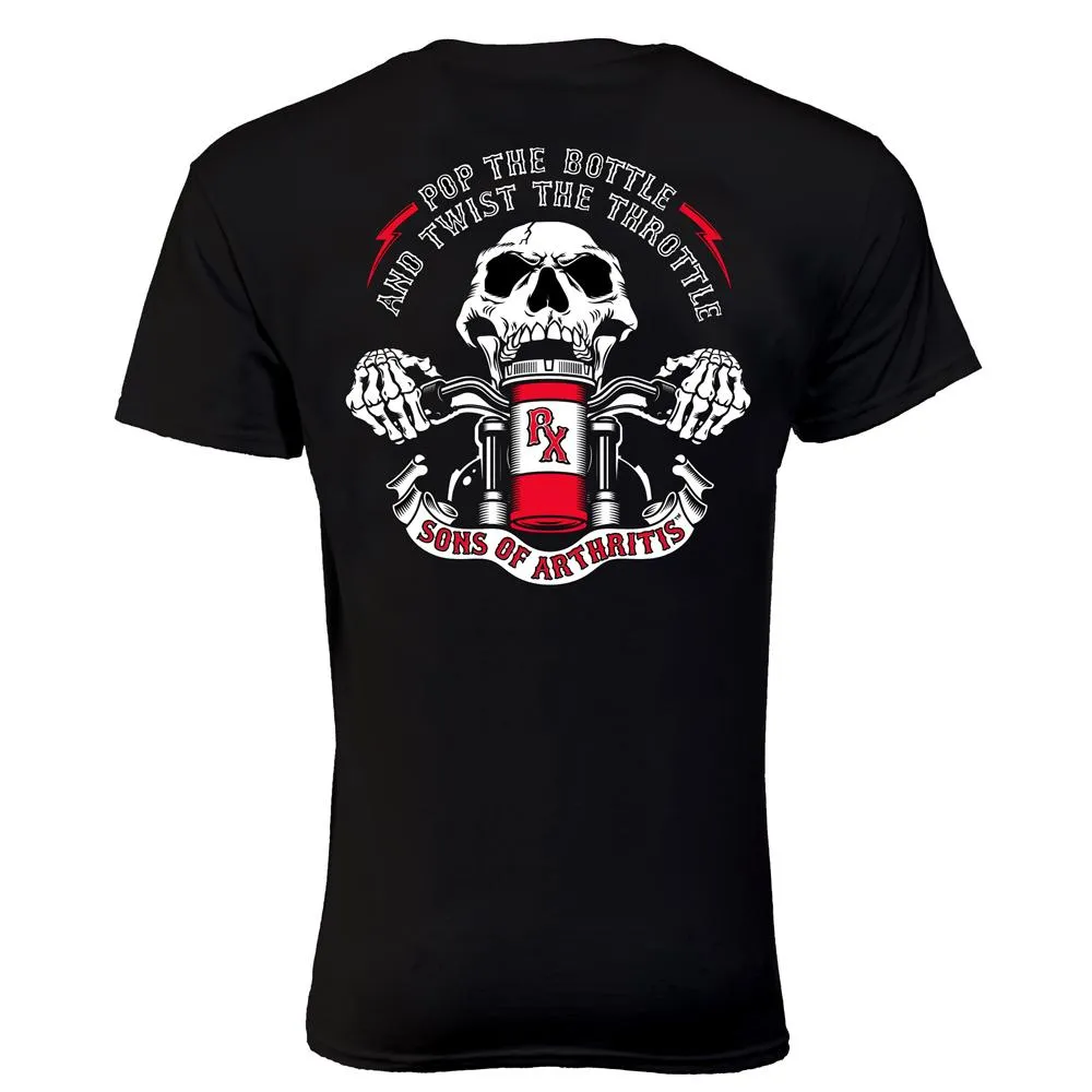 Sons of Arthritis Pop The Bottle Tee