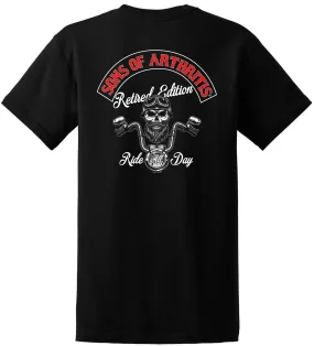 Sons of Arthritis Retired Edition Black Tee