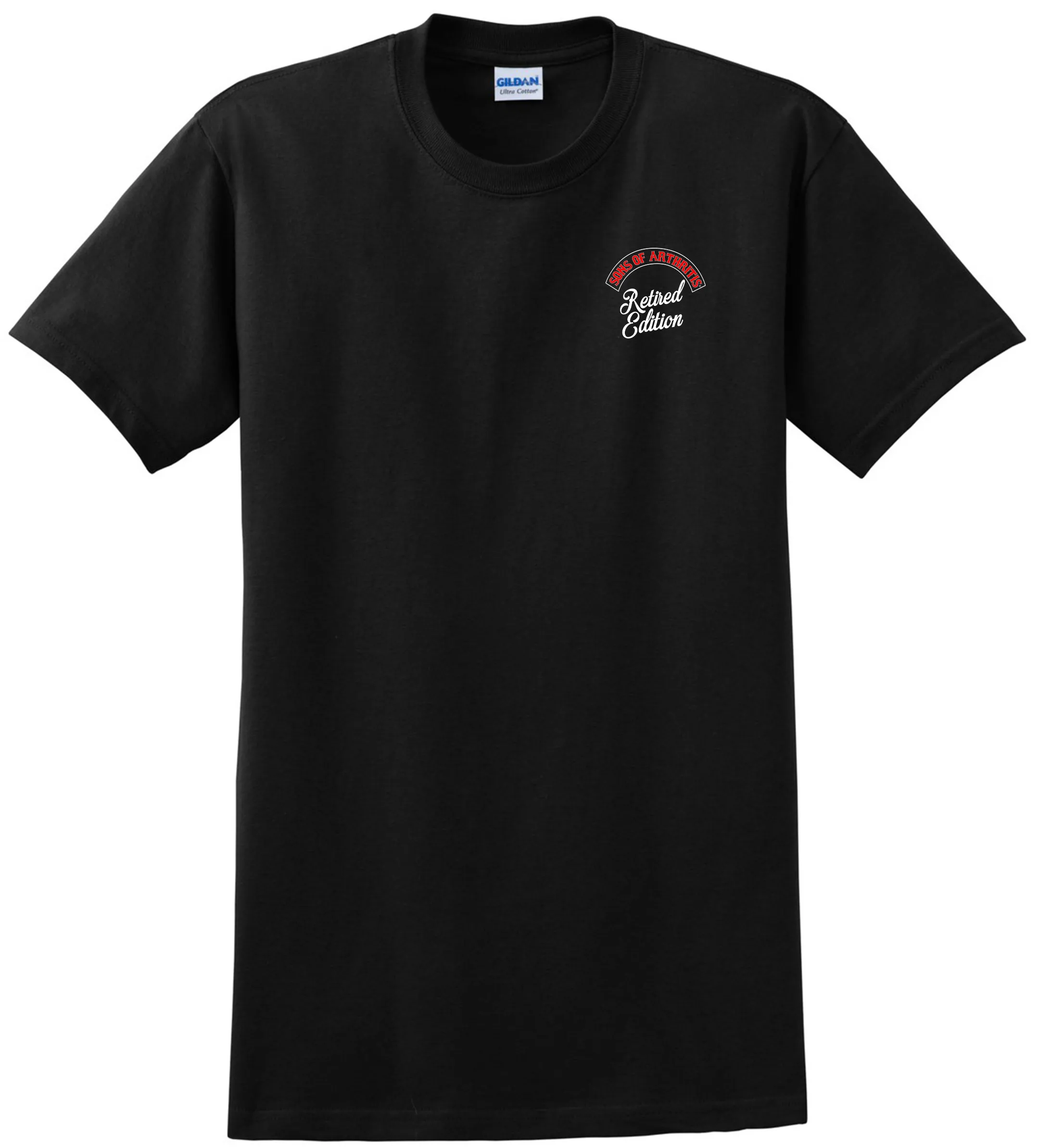 Sons of Arthritis Retired Edition Black Tee