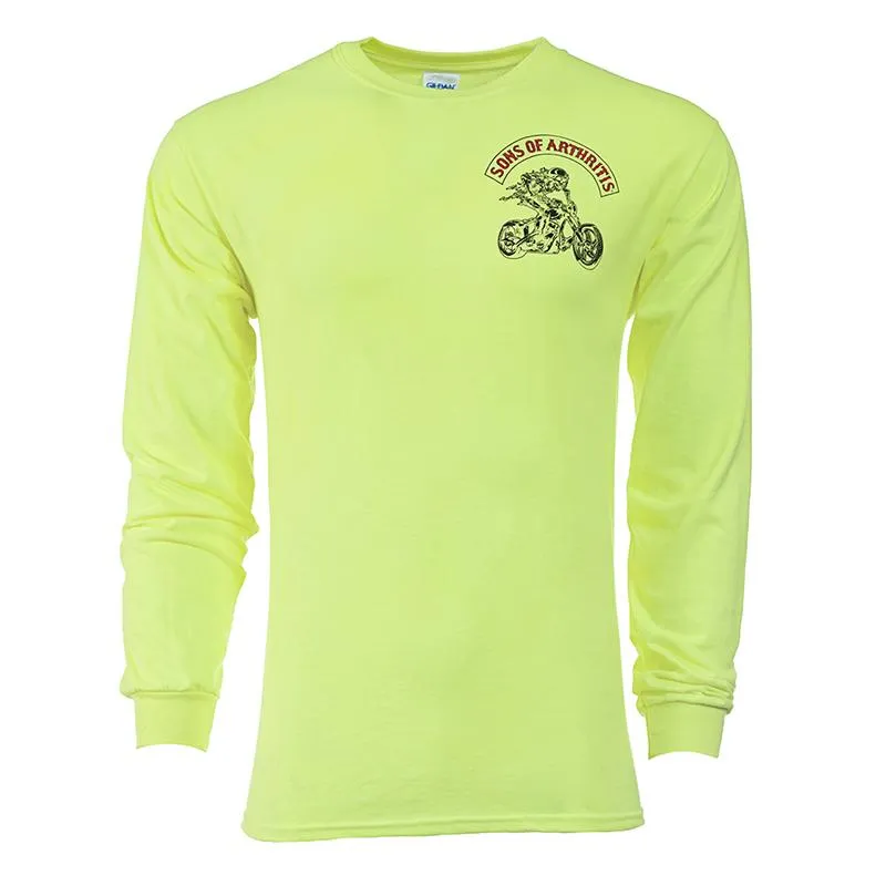 Sons of Arthritis Safety Green Ibuprofen Chapter Long Sleeve Shirt