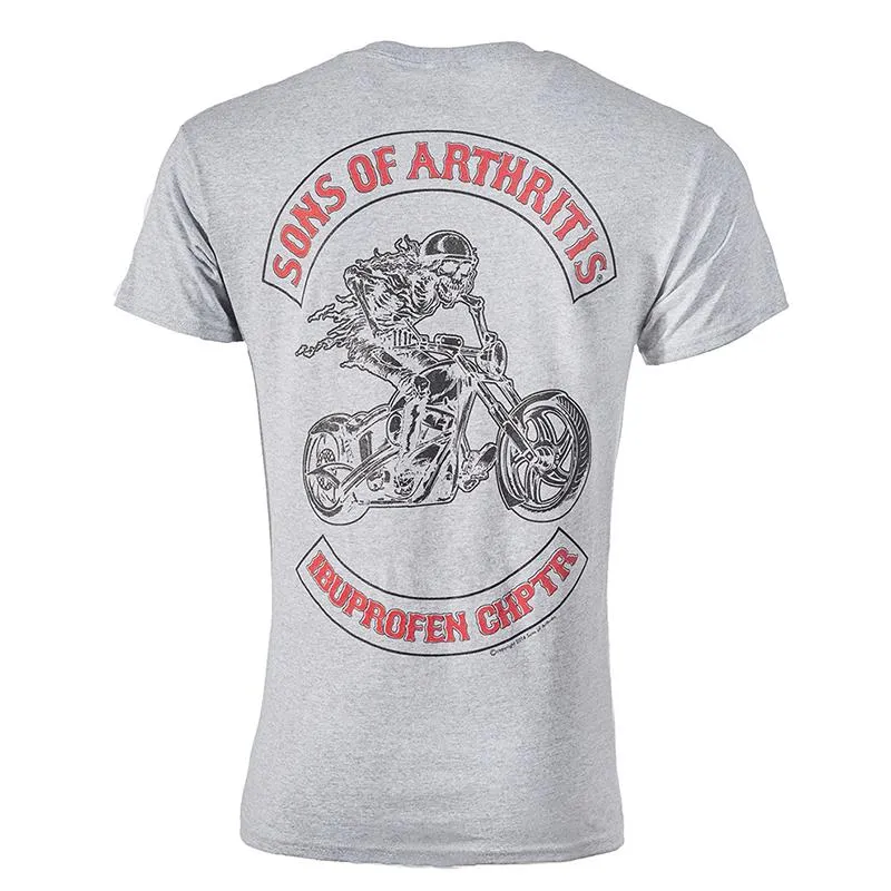 Sons of Arthritis Sport Gray Ibuprofen Chapter Short Sleeve Tee