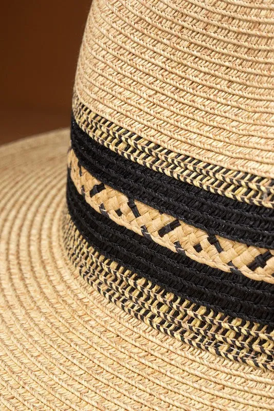 Southwestern Band Panama Hat