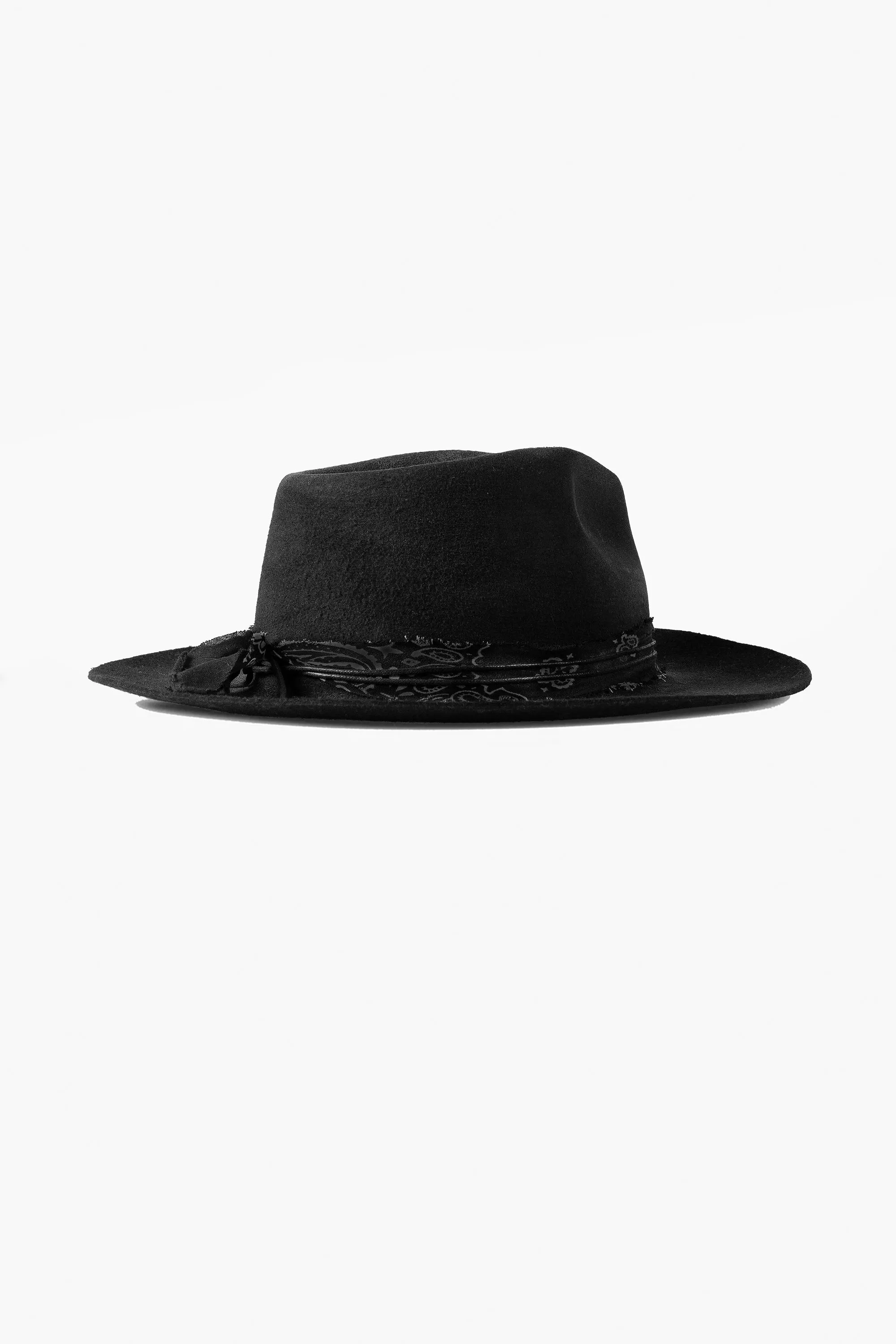 The Weiland Fedora Hat | Relic Black On Black