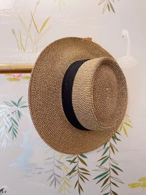 Tweed Straw Hat