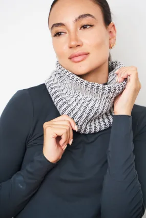 Two Toned Self-Heating Wool Neck Warmer