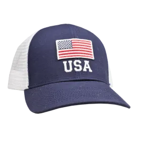 USA Flag Mesh Back Trucker Hat