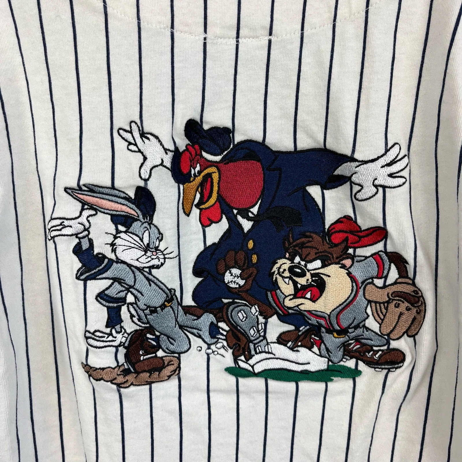 Vintage Acme Kids Looney Tunes Baseball Jersey S