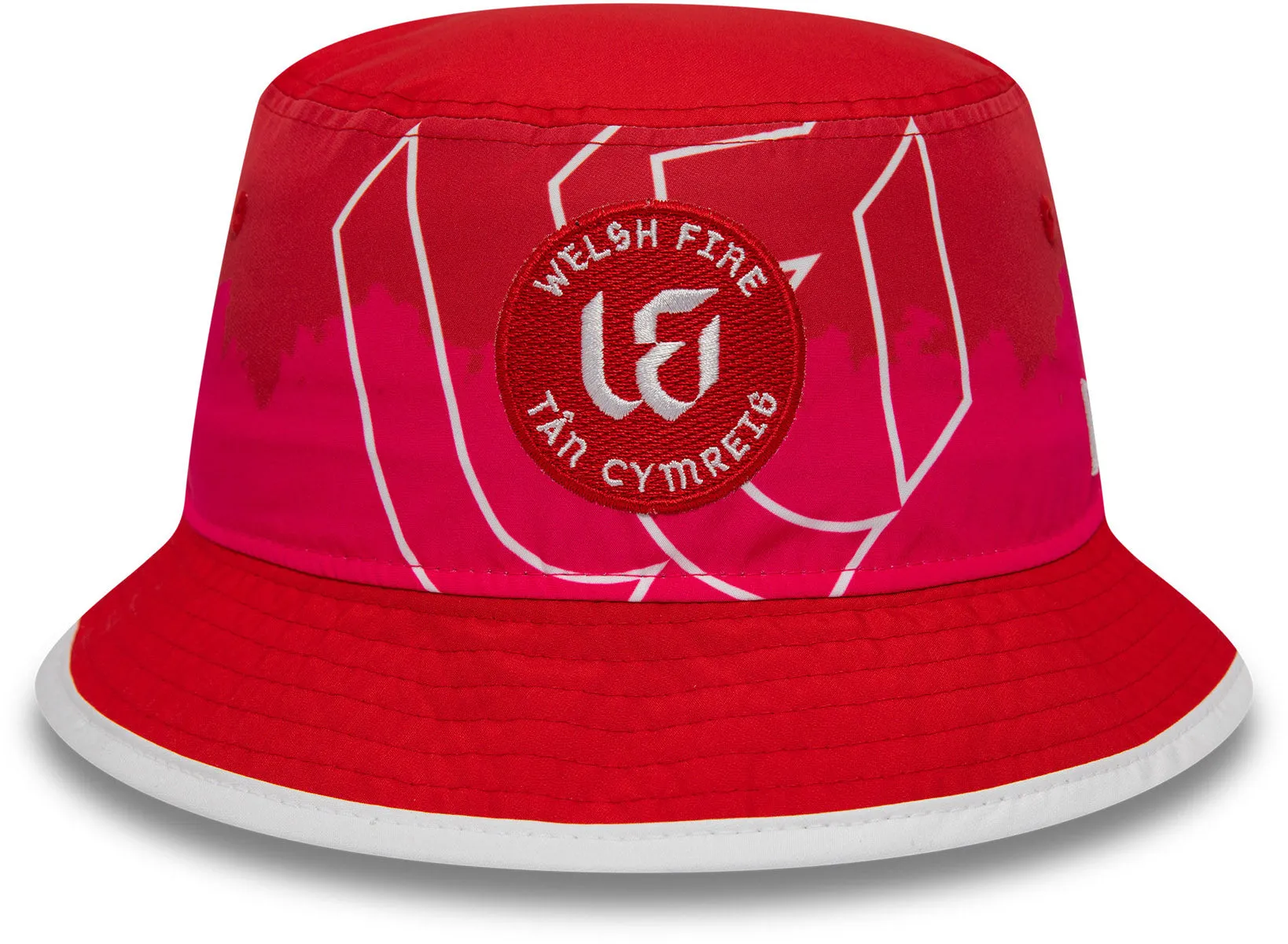 Welsh Fire The Hundred New Era All Over Print Bucket Hat