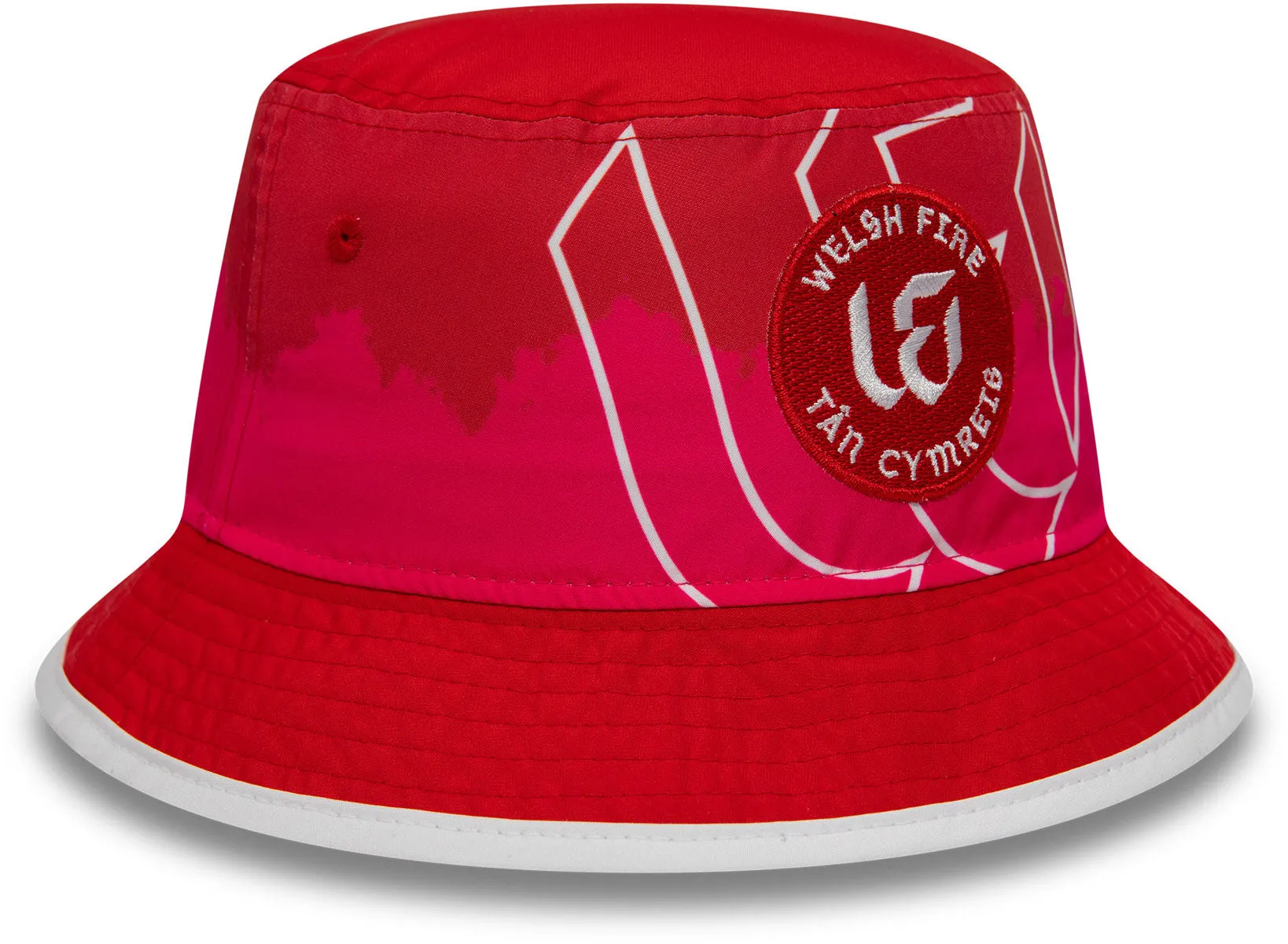 Welsh Fire The Hundred New Era All Over Print Bucket Hat