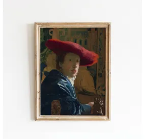 Woman in Red Hat