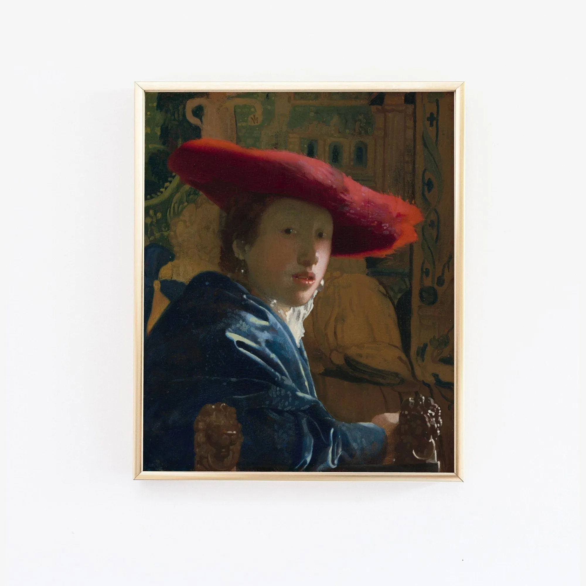 Woman in Red Hat