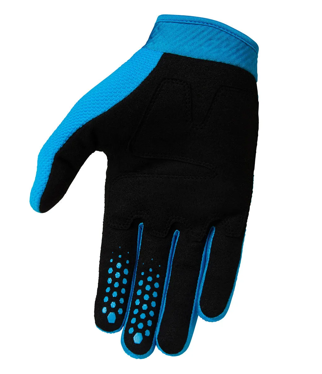 Youth Rival Gloves - Cyan